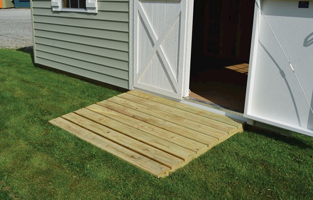 Treated ramp